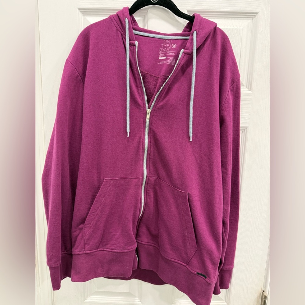 On The Byas Zip Up Hoodie Size XL